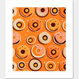 Sweet Donuts Pattern Posters and Art